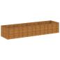Preview: Hochbeet 386x100x69 cm Cortenstahl