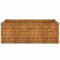 Preview: Garten-Hochbeet 100 x 50 x 36 cm Cortenstahl