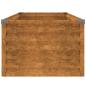 Preview: Garten-Hochbeet 100 x 50 x 36 cm Cortenstahl
