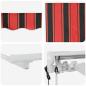 Preview: Markisenrahmen Orange und Schwarz 300 x 200 cm