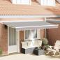 Preview: ARDEBO.de - Markisenrahmen Hellgrau 400 x 200 cm