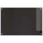 Preview: Küchenrückwand 2 Stk. Schwarz 90 x 60 cm Gehärtetes Glas