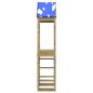 Preview: Spielturm Braun 52,5 x 85 x 265 cm Massives impr?gniertes Holz