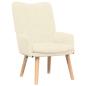 Preview: Sessel Creme 63 x 67 x 94 cm Stoff