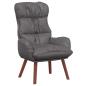 Preview: Sessel Grau 69 x 74 x 93 cm Kunstleder