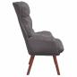 Preview: Sessel Grau 69 x 74 x 93 cm Kunstleder