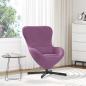 Preview: ARDEBO.de - Eiersessel Lila 63 x 73 x 90 cm Samt
