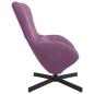 Preview: Eiersessel Lila 63 x 73 x 90 cm Samt