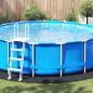 Preview: ARDEBO.de - Bodenfolie für Pools Ø 428 cm (2 mm) Rund Vliesstoff Schwarz