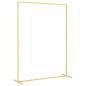 Preview: Hochzeitsbogen Gold 150 x 49,5 x 200 cm Stahl