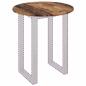 Preview: Tischplatte Ø 60 x 1,5 cm Rund Holzwerkstoff Altholz