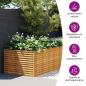 Preview: Hochbeet 479x100x69 cm Cortenstahl