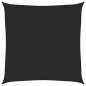Preview: Sonnensegel 160 g/m² Schwarz 6x6 m HDPE