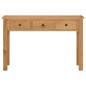 Preview: Schminktisch 110x40x75 cm Massivholz Eiche