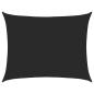 Preview: Sonnensegel 160 g/m² Schwarz 6x7 m HDPE