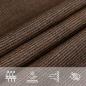 Preview: Sonnensegel 160 g/m² Braun 5x5 m HDPE