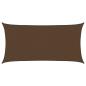 Preview: Sonnensegel 160 g/m² Braun 2,5x5 m HDPE
