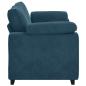 Preview: Zweisitzer-Sofa Blau 180x77x82 cm Samt