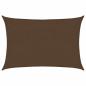 Preview: Sonnensegel 160 g/m² Braun 2x2,5 m HDPE