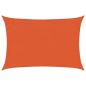 Preview: Sonnensegel 160 g/m² Orange 2x3 m HDPE