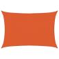 Preview: Sonnensegel 160 g/m² Orange 4x6 m HDPE