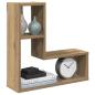 Preview: ARDEBO.de - Wandregale 2 Stk. Artisan-Eiche 50x15x50 Holzwerkstoff