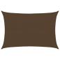 Preview: Sonnensegel 160 g/m² Braun 3x4 m HDPE
