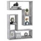 Preview: Wandregale 2 Stk. Betongrau 50x15x50 cm Holzwerkstoff