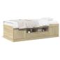 Preview: Tagesbett mit Schubladen ohne Matratze Sonoma-Eiche 100x200 cm