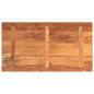 Preview: Tischplatte 110x60x3,8 cm Rechteckig Massivholz Akazie