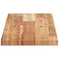 Preview: Tischplatte Rechteckig 100x20x2 cm Massivholz Akazie