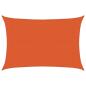 Preview: Sonnensegel 160 g/m² Orange 3x4 m HDPE