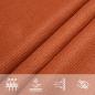 Preview: Sonnensegel 160 g/m² Orange 3x4 m HDPE