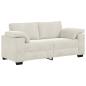 Preview: Zweisitzer-Sofa Creme 180x77x82 cm Samt