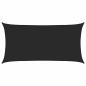 Preview: Sonnensegel 160 g/m² Schwarz 4x7 m HDPE