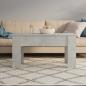 Preview: Couchtisch Betongrau 101x49x52 cm Holzwerkstoff
