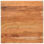 Preview: ARDEBO.de - Tischplatte 70x70x2,5 cm Quadratisch Massivholz Akazie