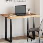 Preview: ARDEBO.de - Tischplatte Rechteckig 100x80x2 cm Massivholz Akazie