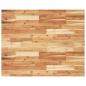 Preview: Tischplatte Rechteckig 100x80x2 cm Massivholz Akazie