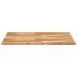 Preview: Tischplatte Rechteckig 100x80x2 cm Massivholz Akazie