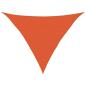 Preview: Sonnensegel 160 g/m² Dreieckig Orange 2,5x2,5x3,5 m HDPE