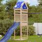 Preview: ARDEBO.de - Spielturm Braun 52,5 x 85 x 265 cm Massives Kiefernholz