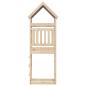 Preview: Spielturm Braun 52,5 x 85 x 265 cm Massives Kiefernholz