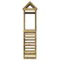 Preview: Spielturm Braun 85 x 52,5 x 239 cm Massives impr?gniertes Holz