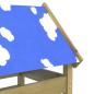 Preview: Spielturm Braun 85 x 52,5 x 239 cm Massives impr?gniertes Holz