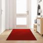 Preview: ARDEBO.de - Fußmatte Rot und Schwarz 120 x 400 cm Polyamid und PVC