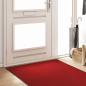 Preview: Fußmatte Rot und Schwarz 120 x 400 cm Polyamid und PVC