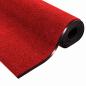 Preview: Fußmatte Rot und Schwarz 120 x 400 cm Polyamid und PVC