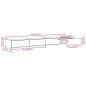 Preview: Bettschubladen Beton Grau 150 x 36,5 x 16,5 cm Holzwerkstoff