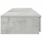 Preview: Bettschubladen Beton Grau 150 x 36,5 x 16,5 cm Holzwerkstoff